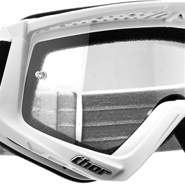 Youth Combat Goggles - White/Black