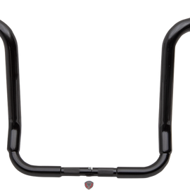 16" Black 1-1/2" Rounded Top Handlebar