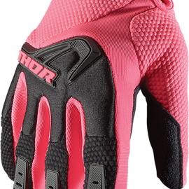 Women's Spectrum Gloves - Black/Pink - Medium