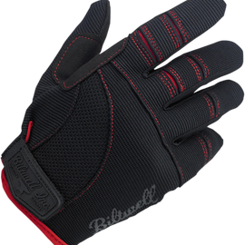 Moto Gloves - Black/Red - XS