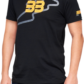 BB33 Track T-Shirt - Black - Large