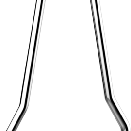 Round Tapered Sissy Bar - Chrome - 11.5"