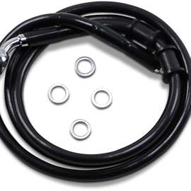 Front Brake Line - XL - Black +8"0787