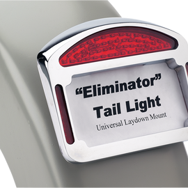 Tailight Eliminator - Universal - Chrome