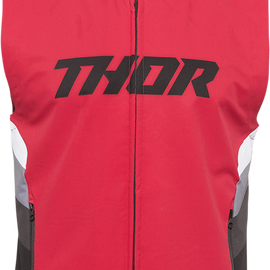 Warmup Vest - Red/Black - XL