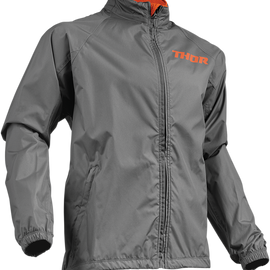 Pack Jacket - Charcoal/Orange - Medium