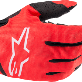 Youth Radar Gloves - Red/Black - Small