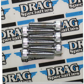 Bolt Kit M8 Transmission Top Knurled All Chrome