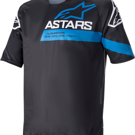Racer V3 Jersey - Black/Bright Blue - XL