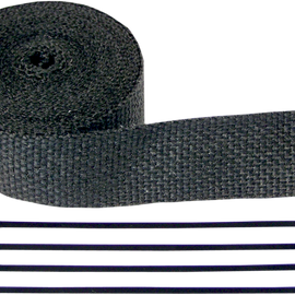 Exhaust Wrap Kit - Black - 2x25