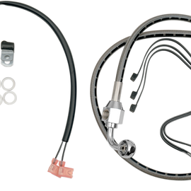 Stainless Steel Rear Brake Line - 87-99 XLH