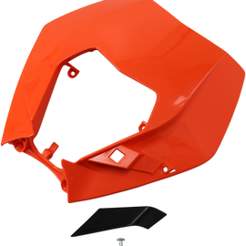 Headlight Plastic - Orange - KTM