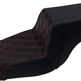 Step Up Seat -Lattice Stitched - Red Stitched - XL