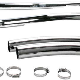 Speedster Swept Exhaust - Chrome - Vulcan 900