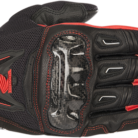 SMX-2 Air Carbon Gloves - Black/Red - Small
