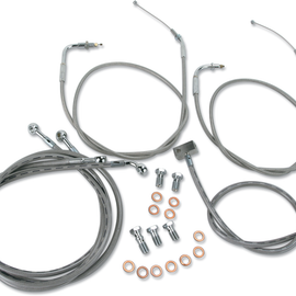 Cable Line Kit - +2" - Raider - Stainless Steel