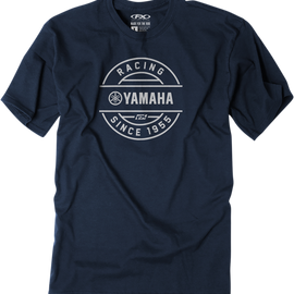 Yamaha Crest T-Shirt - Navy - Large