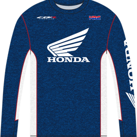 Honda HRC Long-Sleeve T-Shirt - Navy/White - Medium