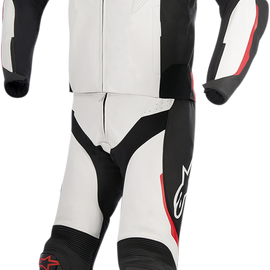 GP Pro 2-Piece Leather Suit - Black/White/Red - US 46 / EU 56