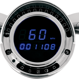 Big Dog Direct Plug-In Speedometer - Blue LED