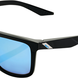 Blake Sunglasses - Matte Black - HiPER Blue Mirror