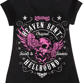 Women's Heavensent T-Shirt - Black -Small