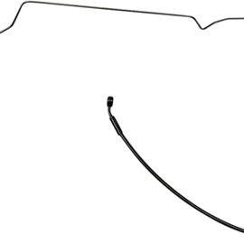 Brake Line Upper Indian Stainless Black