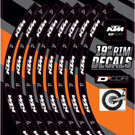 Rim Decal - KTM Logo - 19" Rear