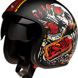 Saturn Helmet - Devil Made Me - Black/Red - Large