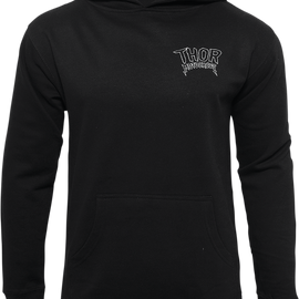 Youth Metal Fleece Pullover - Black - Small