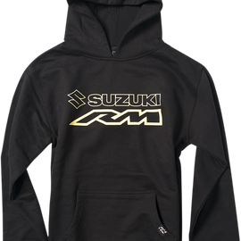 Youth Suzuki RM Hoodie - Black - Small