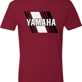 Yamaha Heritage Diagonal T-Shirt - Red - 2XL