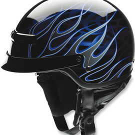 Nomad Helmet - Hellfire - Black/Blue - 2XS