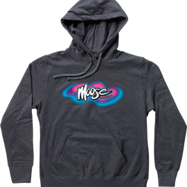 Women's Retro Hoodie - Gray - Medium
