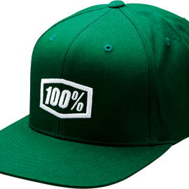 Icon Snapback Hat - Green - One Size