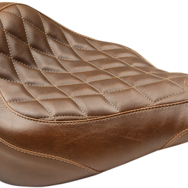 Wide Tripper Seat - Diamond - Brown