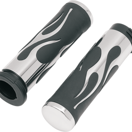 Chrome Flamed Grips for TBW
