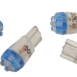 Mini Wedge LED Bulbs - Blue