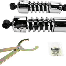 412 Series Shock - 11" - Standard - Chrome - Dyna475