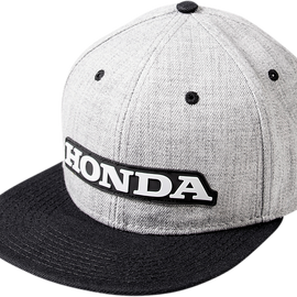 Honda Bold Snapback Hat - Gray/Black