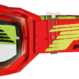 3303 Vista Goggles - Red - Clear