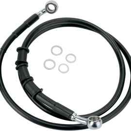 Front Brake Line FLST 08-10 Black