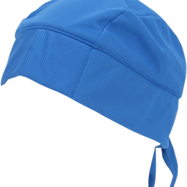 Tie-On Evaporative Cooling Skull Cap - Blue