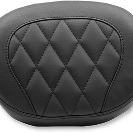 Sissy Bar Pad - Large - Black - Diamond - FXS/FLS