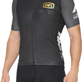 Exceeda Jersey - Short-Sleeve - Black/Charcoal - Large