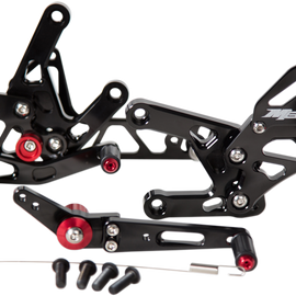 MGP Rearset - Black - Yamaha