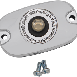 Rear Master Cylinder Cover - Chrome - 06-17 ST