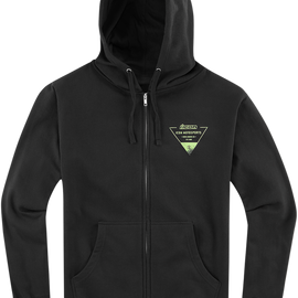 3.11 Zip-Up Hoodie - Black - 2XL