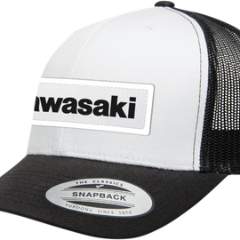 Kawasaki Throwback Hat - Black/White