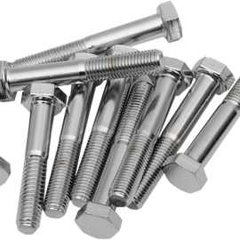 5/16-24 X 2 Chrome Hex Head